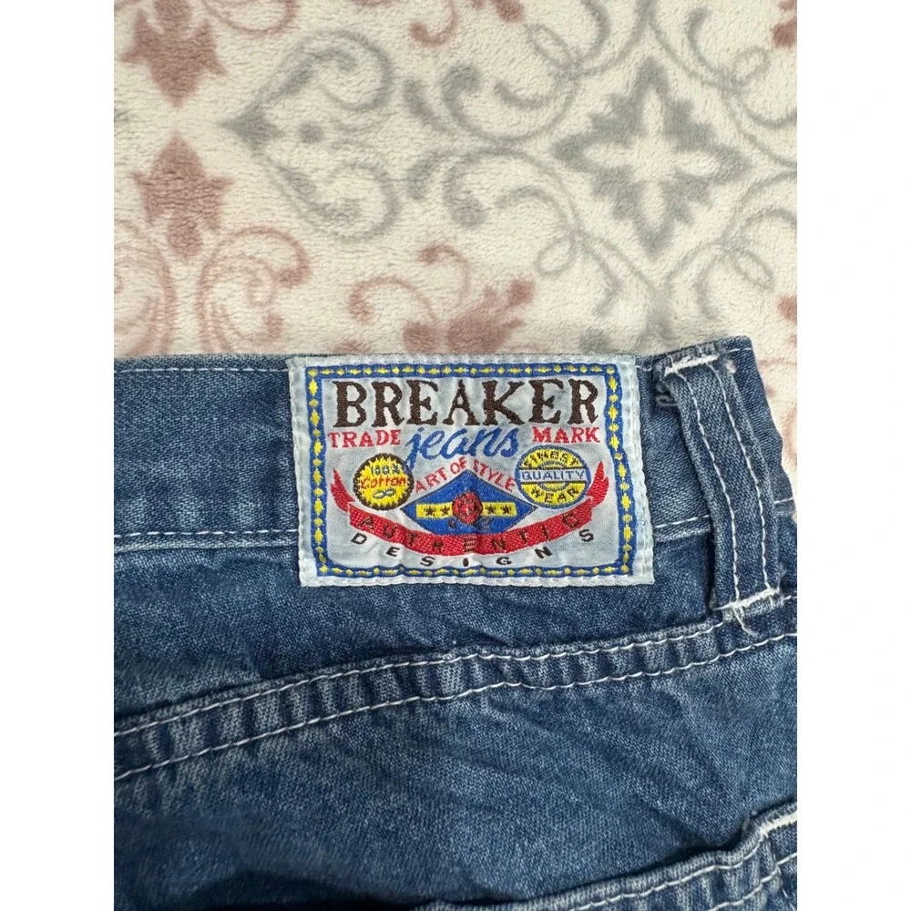 Breaker Jeans Vintage Denim Capris Medium Wash High Rise Cropped Pants Size 9/10 - Picture 12 of 13